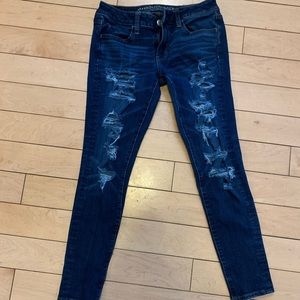 American Eagle Jean Jeggings Size 4